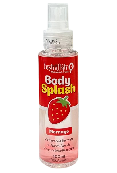 Body Splash 100ml Morango - Inshallah