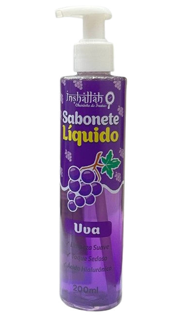 Sabonete Líquido 200ml Uva - Inshallah
