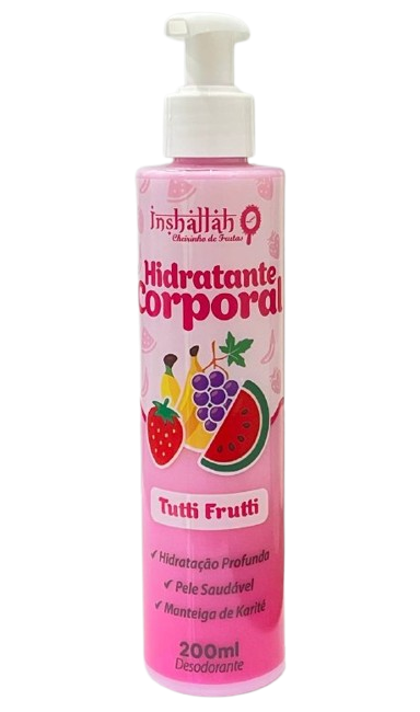 Hidratante Corporal 200ml Tutti Frutti - Inshallah