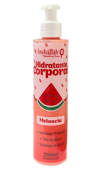 Hidratante Corporal 200ml Melancia - Inshallah