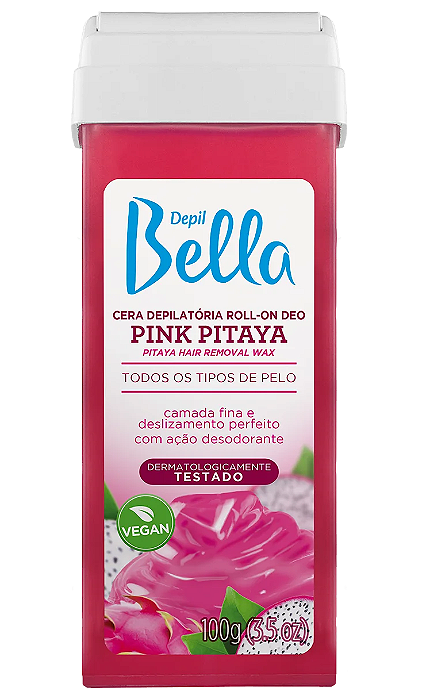 Cera Roll-On 100g PINK PITAYA - Depil Bella