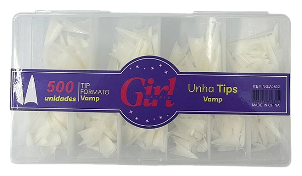 Tips Vamp Curta Leitosa com 500 Unidades A0832 - Girl Fatale