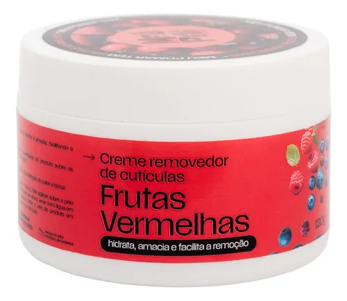 Creme Removedor de Cutículas 120g FRUTAS VERMELHAS - Repos