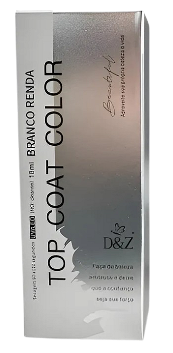 Top Coat Color BRANCO RENDA - D&Z