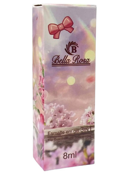 Esmalte em Gel 3 em 1 8ml 018 - Bella Rosa