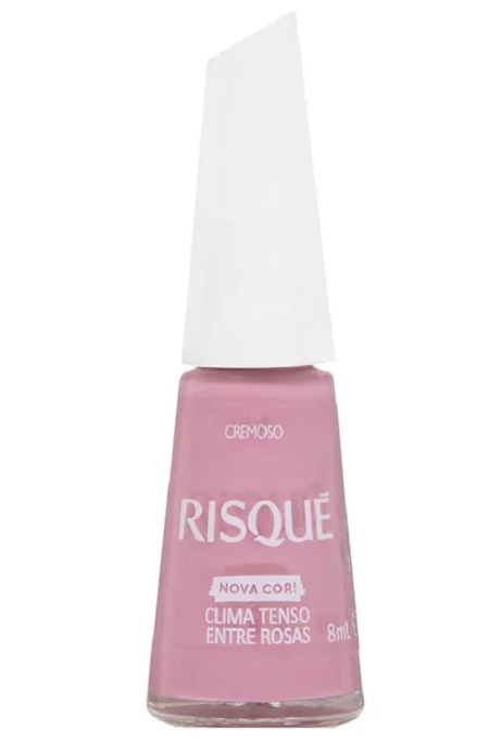 Esmalte Cremoso Clima Tenso Entre as Rosas - Risqué