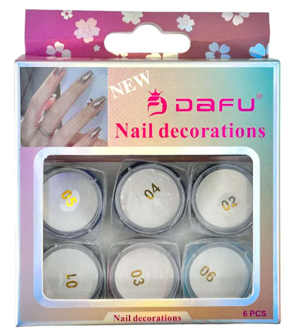 Kit Pó Sereia com 6 Unidades - Dafu