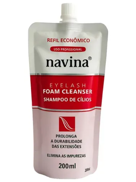 Refil Shampoo de Cílios 200ml - Navina