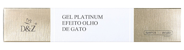 Kit Gel Platinum Efeito Olho de Gato - D&Z