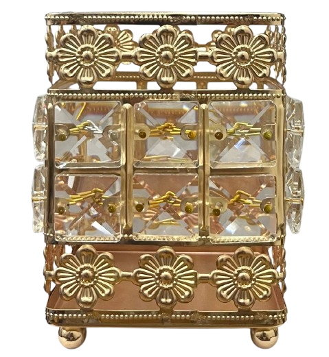 Porta Pincéis RETANGULAR DOURADO A1505