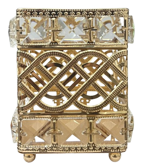 Porta Pincéis RETANGULAR DOURADO A1508