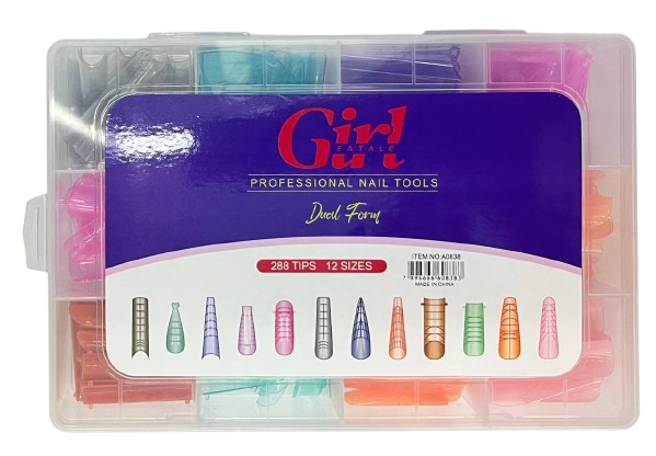 Kit de Molde F1 com 12 Modelos COLORIDO A0838 - Girl Fatale