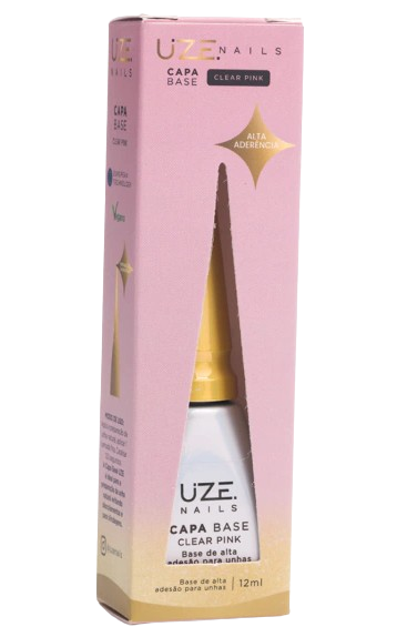 Capa Base CLEAR PINK 12ml - Uze Nails