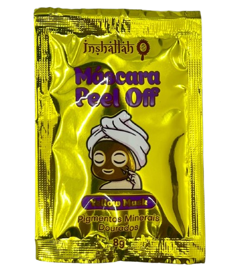 Sachê Máscara Facial Peel Off YELLOW - Inshallah