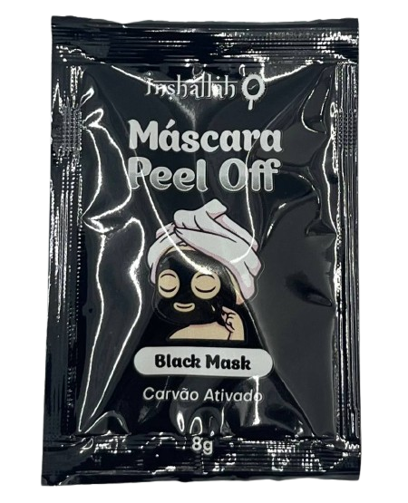 Sachê Máscara Facial Peel Off BLACK - Inshallah