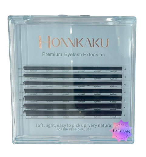 Cílios Fio a Fio EASY FAN PRETO - Honnkaku