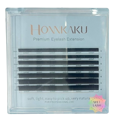 Cílios Fio a Fio WET LASH PRETO - Honnkaku