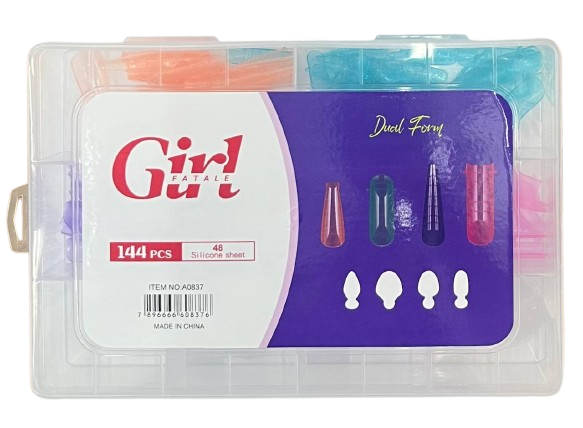 Kit de Molde F1 com 4 Modelos COLORIDO + Adesivo Reversa (A0837) - Girl Fatale