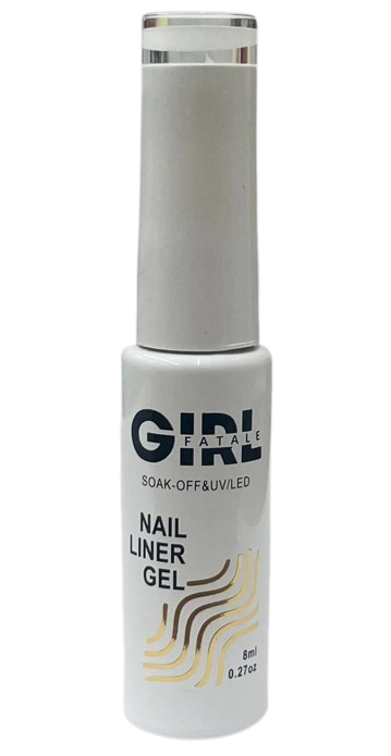 Esmalte em Gel Fino BRANCO - GIRL FATALE