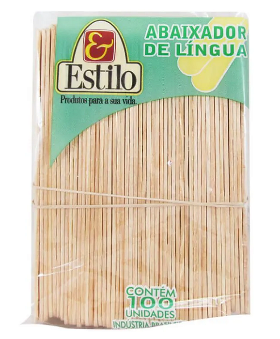 Espátula Descartável Multiuso com 100 Unidades - ESTILO