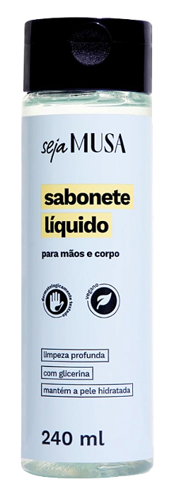 Sabonete Líquido Mãos e Corpo 240ml - Musa