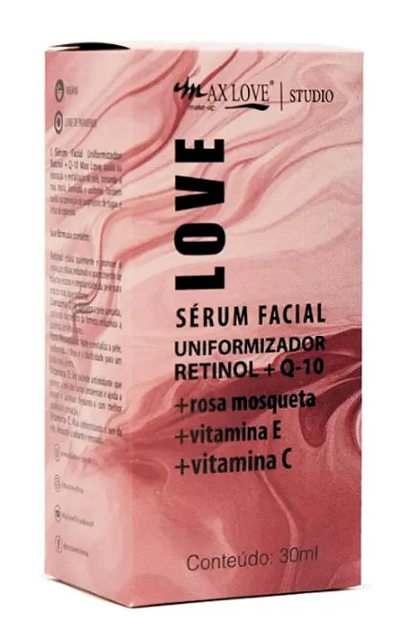 Sérum Facial Uniformizador Retinol Q10 30ml - Max Love