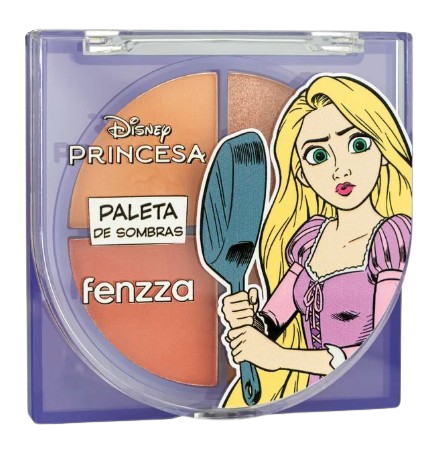 Paleta de Sombras Princesa RAPUNZEL - Fenzza
