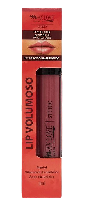 Gloss Lip Volumoso com Glitter 23 - Max Love