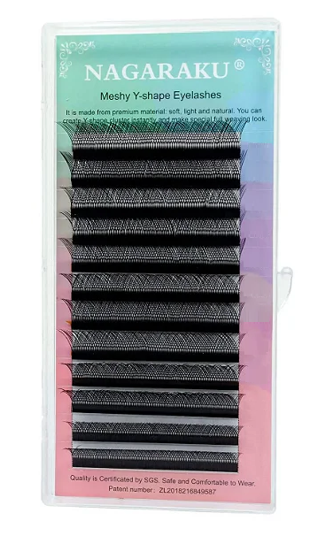 Cílios Y Volume Brasileiro 0.07M Mix (8-12) (Ref.6232) - Nagaraku