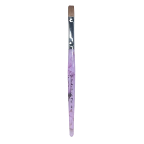 Pincel Kolinsky Brush Flat #8 - Magic Nails