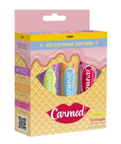Kit Hidratante Labial Sorvete Carmed - Cimed