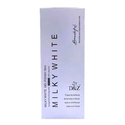 Esmalte em Gel Milky White - D&Z