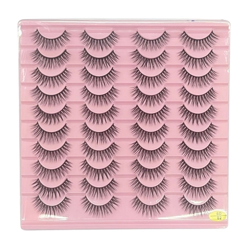 20 Pares de Cílios Postiços 6D 02
