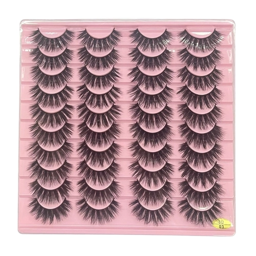 20 Pares de Cílios Postiços 6D 03