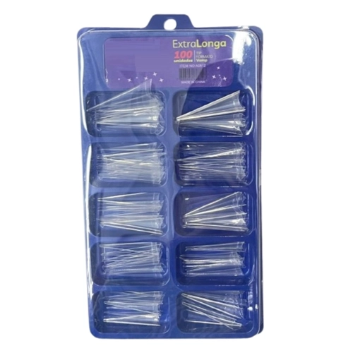 Tips Vamp Extra Longa Transparente com 100 A0812 - INSHALLAH
