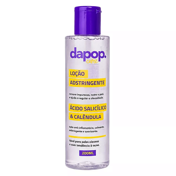 Loção Adstringente Ácido Salicílico e Calêndula - DaPop