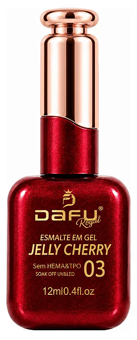 Esmalte em Gel Jelly CHERRY (EMRY-12V3) 03 - Dafu