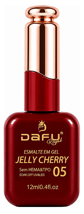 Esmalte em Gel Jelly CHERRY (EMRY-12V3) 05 - Dafu