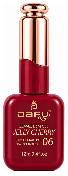 Esmalte em Gel Jelly CHERRY (EMRY-12V3) 06 - Dafu