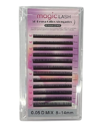 Cílios W 5D 0.05D Mix Deusa (1832) - Magic Lash