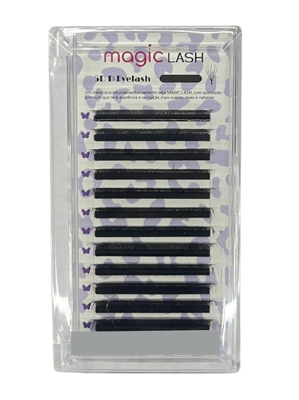 Cílios W Volume Egípcio 5D 0.07D Unitário 11mm (1696) - Magic Lash