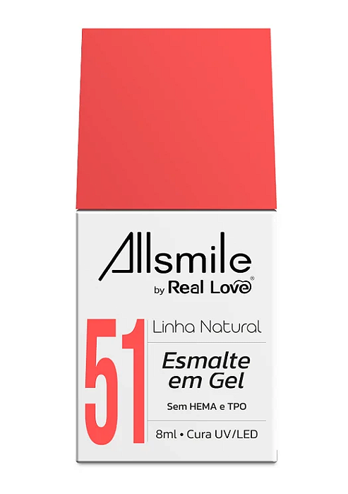 Esmalte em Gel All Smile 51 - Real Love