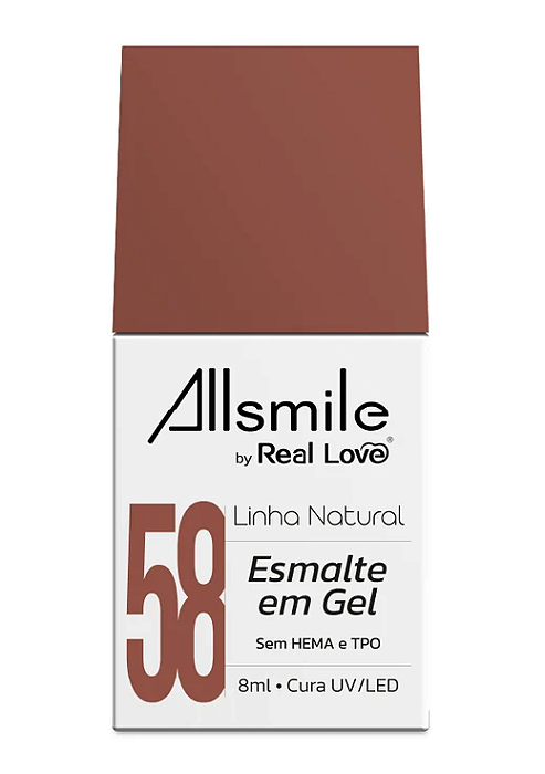 Esmalte em Gel All Smile 58 - Real Love