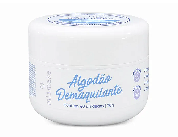 Algodão Demaquilante - Mia Make