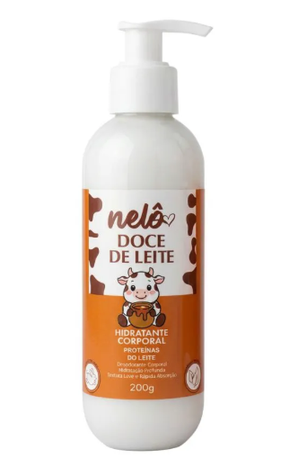 Hidratante Corporal 200ml DOCE de Leite - Nelô