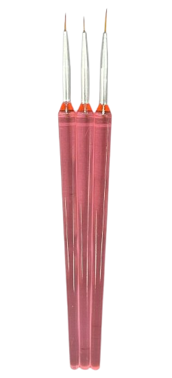 Kit com 3 Pincéis para Desenho LY-6003