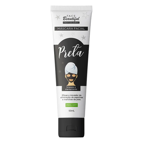 Máscara Facial Preta Bisnaga - Face Beautiful
