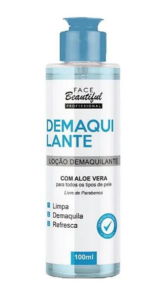 Demaquilante 100ml  - Face Beautiful