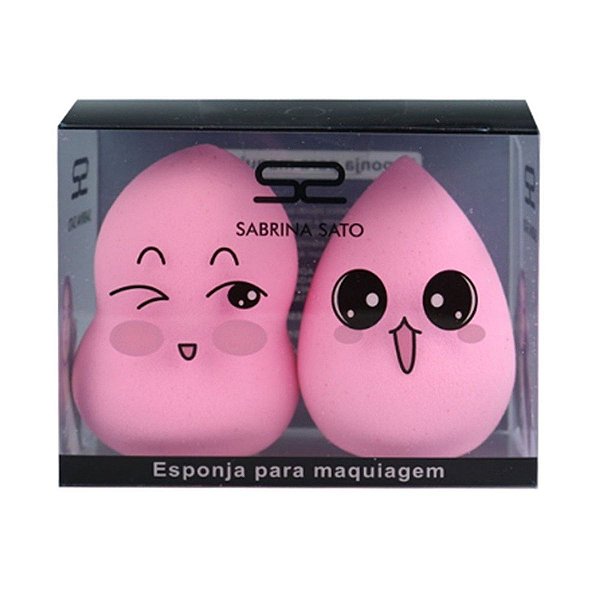 Kit 2 Esponjas para Maquiagem Ref SS-115 - Sabrina Sato