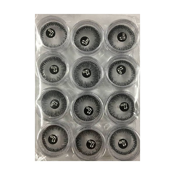 PACOTE de Cílios Tufo com Nó 12mm